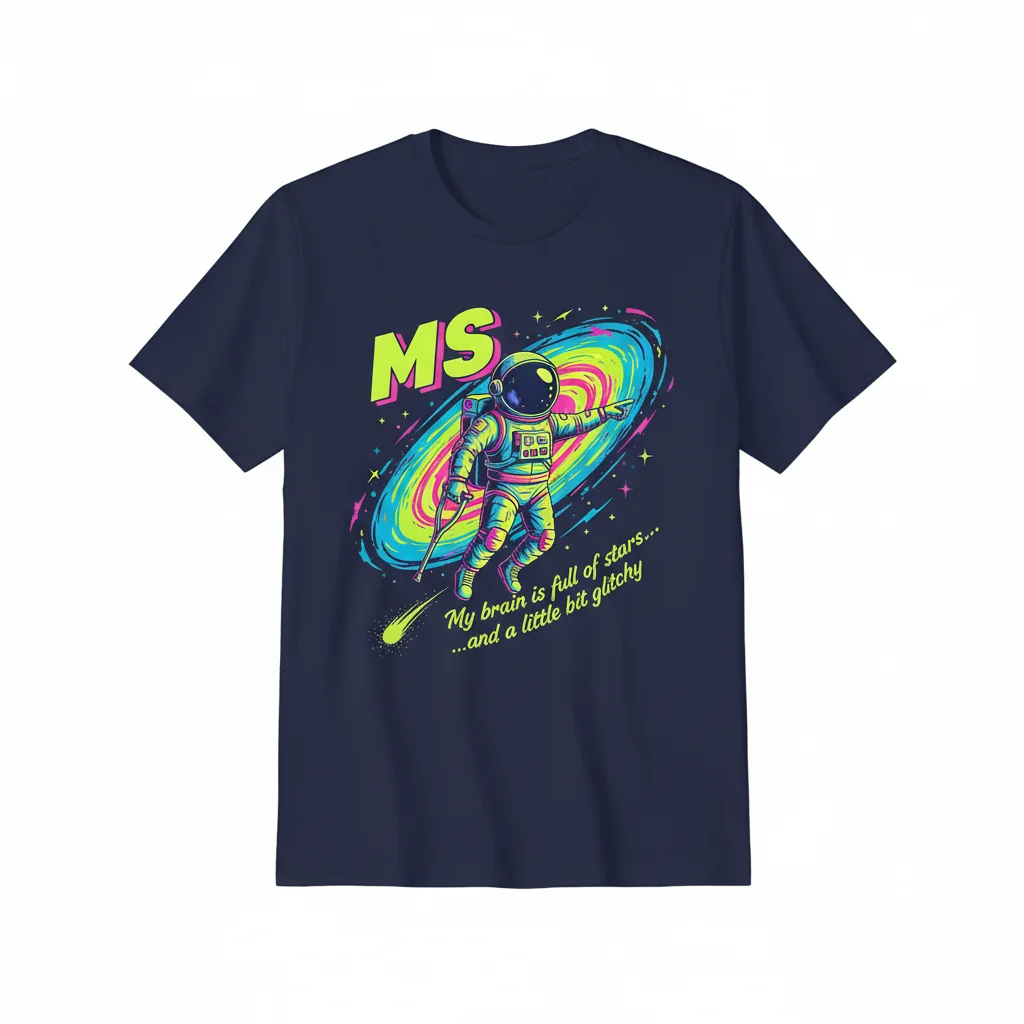 I Have MS T-Shirt | Funny Multiple Sclerosis Awareness Gift Tee | Unisex Soft Cotton