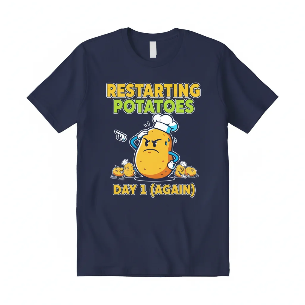 Restart My Potatoes - Essential Tee