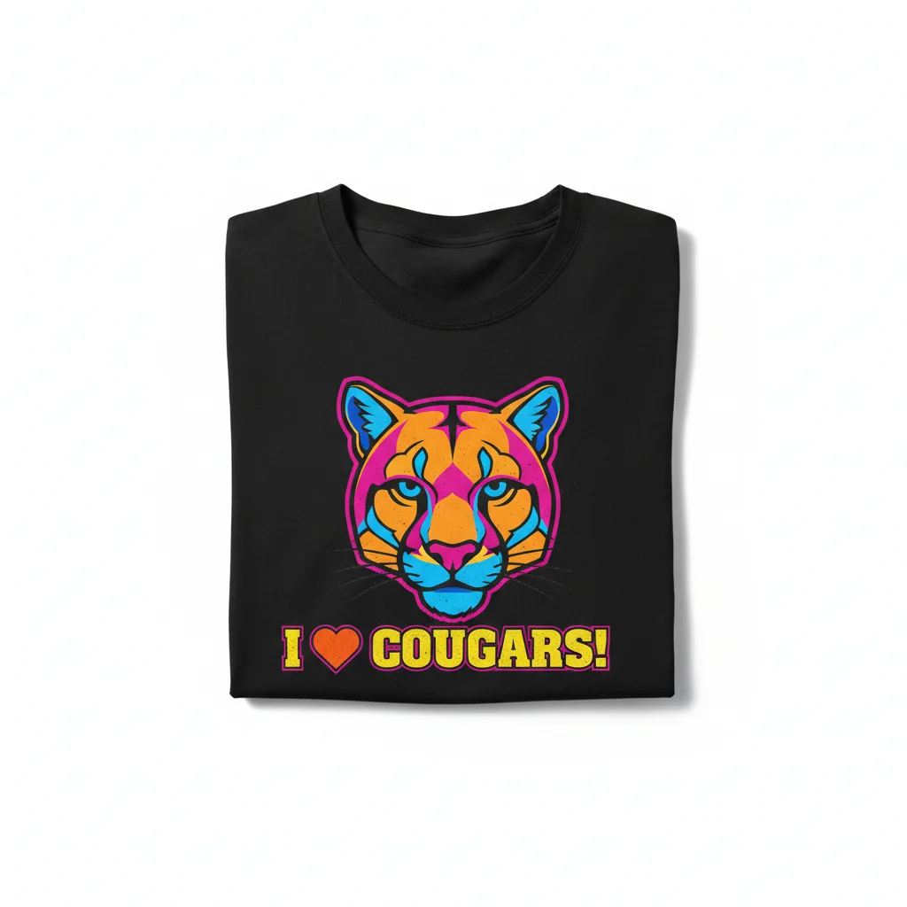 I Heart Cougars - Unisex Essential T-Shirt