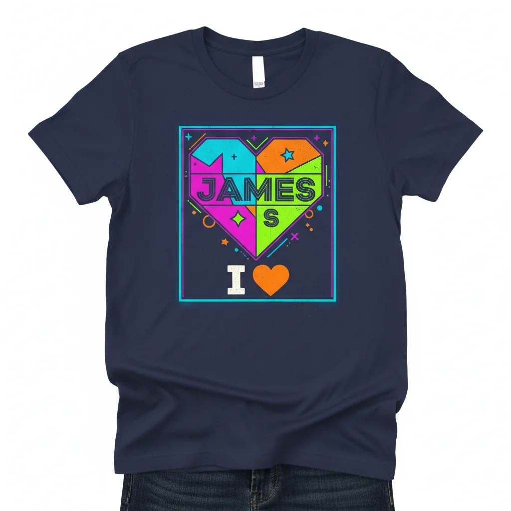I Heart James Essential T-Shirt – Premium Cotton Tee for Men & Women