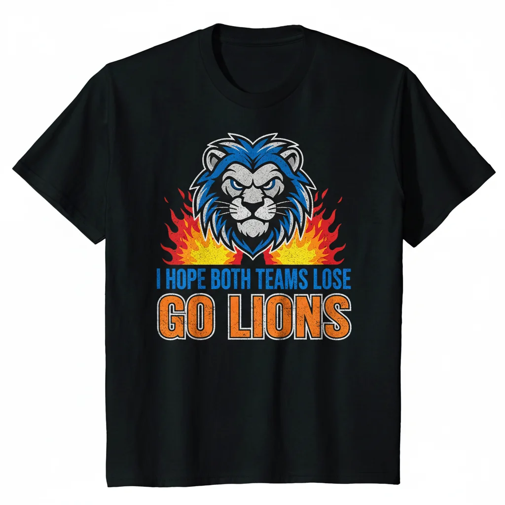 Camiseta Anti-Fan "Espero Que Ambos Equipos Pierdan" - Calidad Premium para Fans Verdaderos