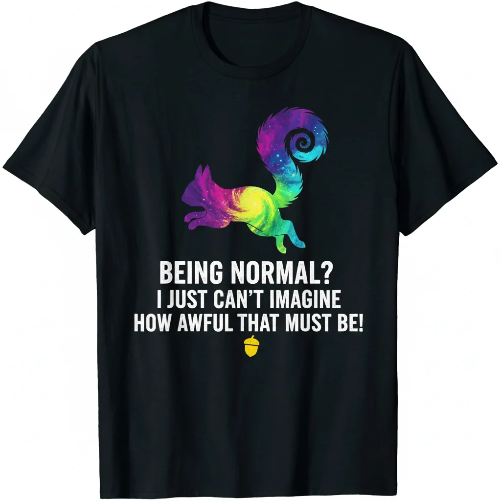The 'I Just Can’t Imagine Being Normal' Squirrel Tee – For the Uniquely You