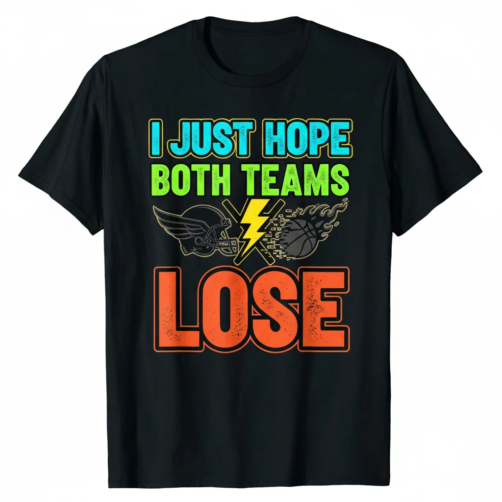 The "I Just Hope Both Teams Lose" Ultimate Fan Tee