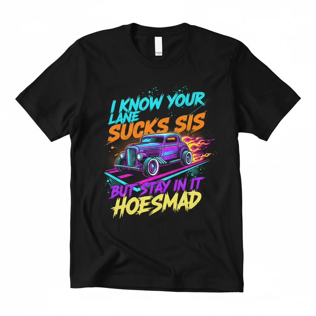 Stay In Your Lane Hoesmad – Premium Durable Graphic Tee