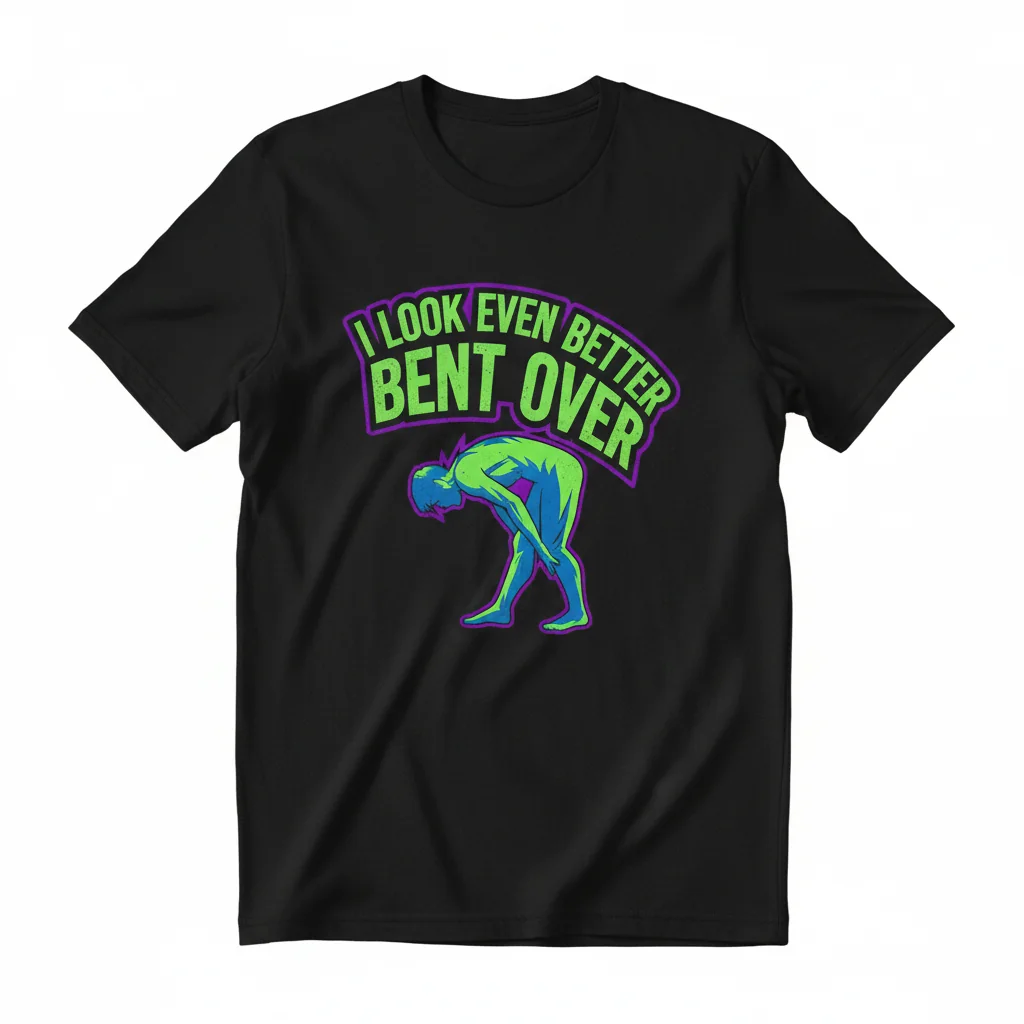 Funny Sarcastic 'I Look Even Better Bent Over' Essential T-Shirt – Premium Cotton Tee