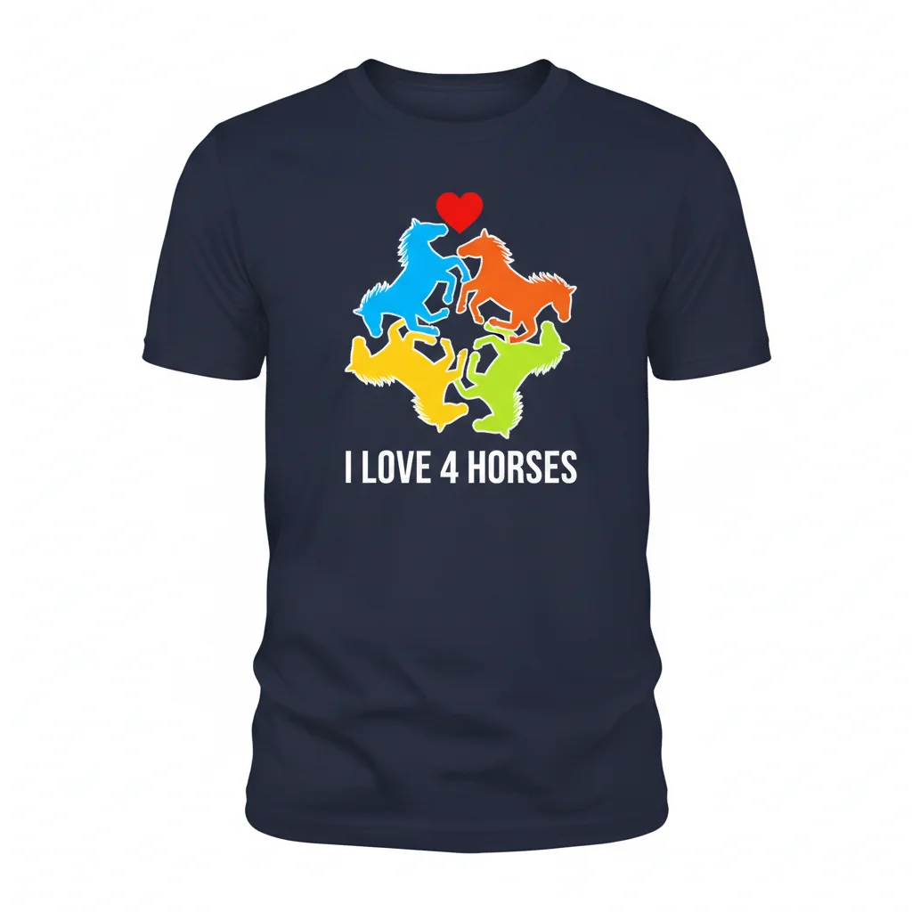 Mi Amor por los Caballos: Camiseta Esencial con Arte Original