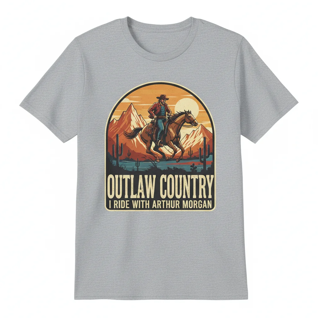 Arthur Morgan RDR2 Shirt | Premium, Fade-Resistant Tee for Red Dead Fans