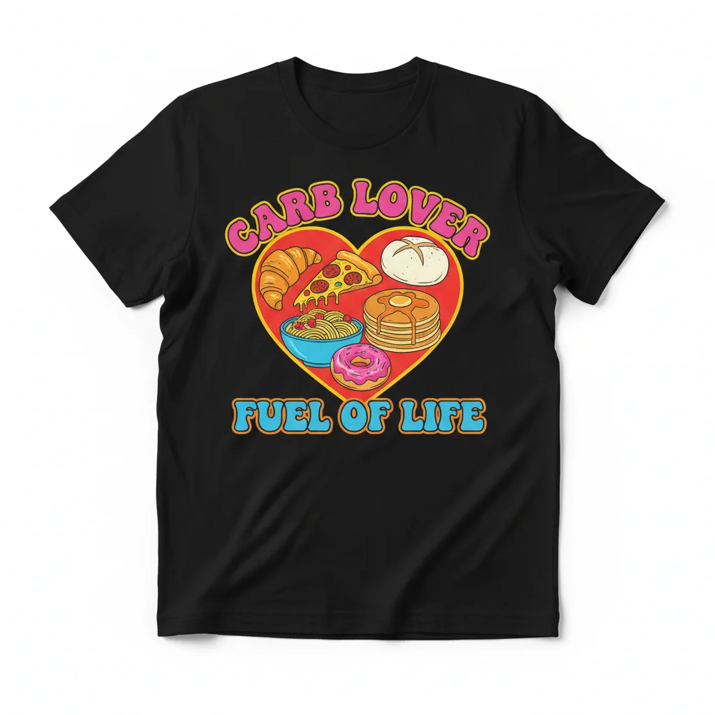 I Love Carbs Heart Essential T-Shirt - Comfortable & Stylish
