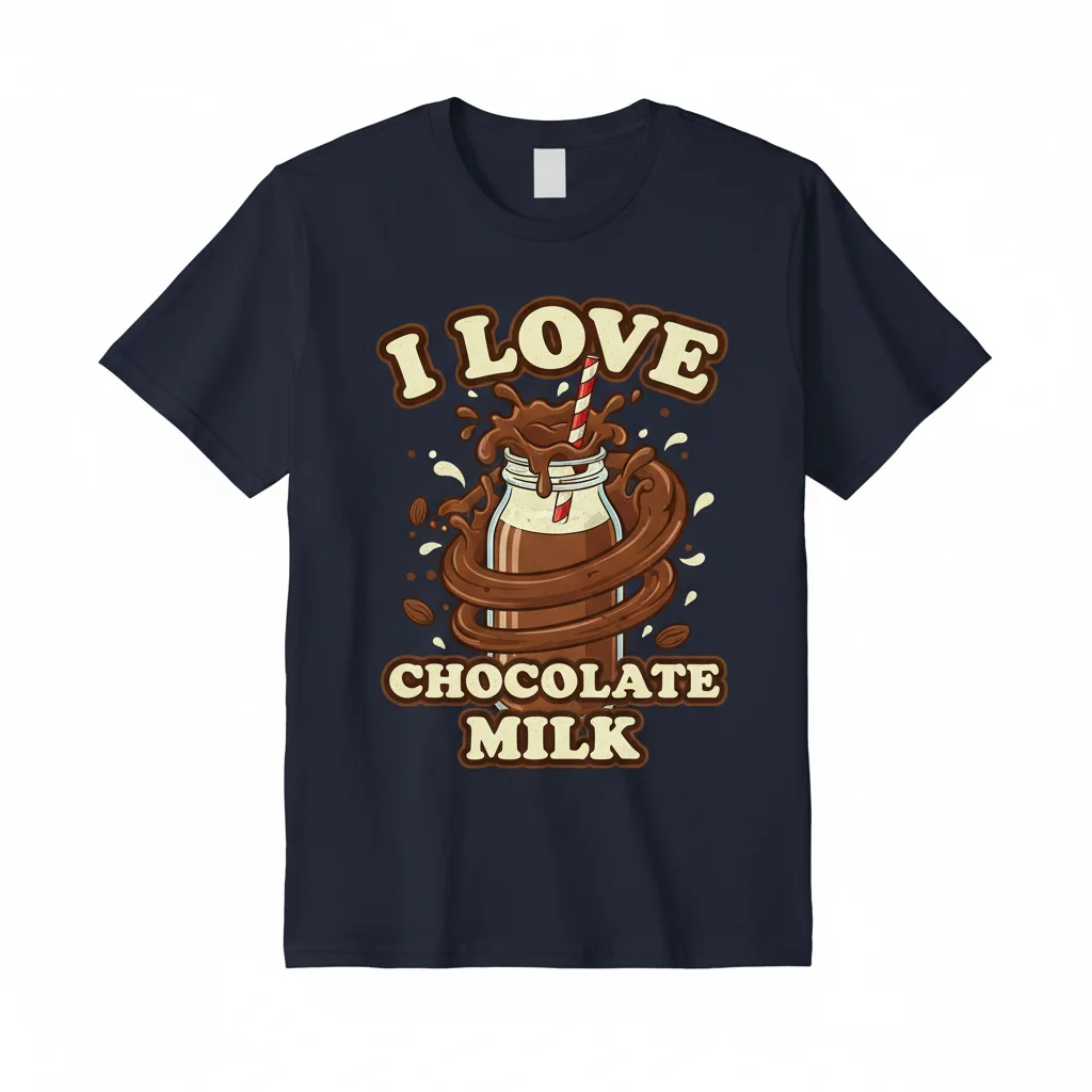 I Love Chocolate Milk Essential T-Shirt - Ultra-Durable & Fade-Resistant