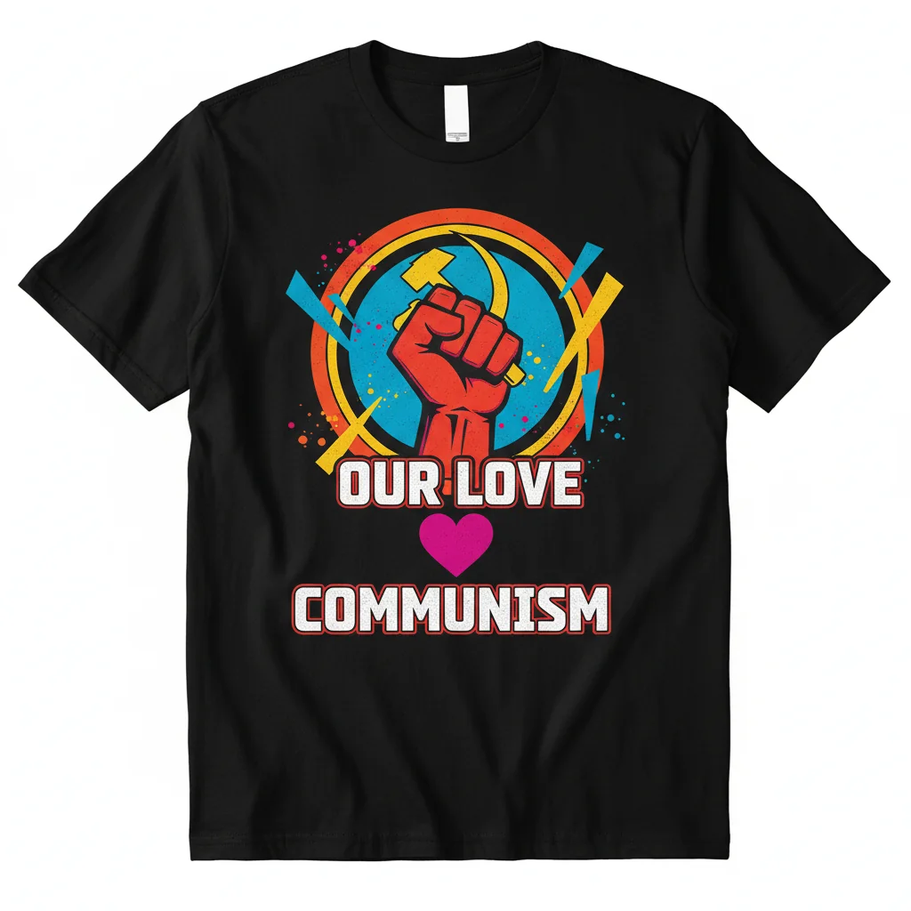 Red Star Legacy: The 'I Love Communism' Essential Tee