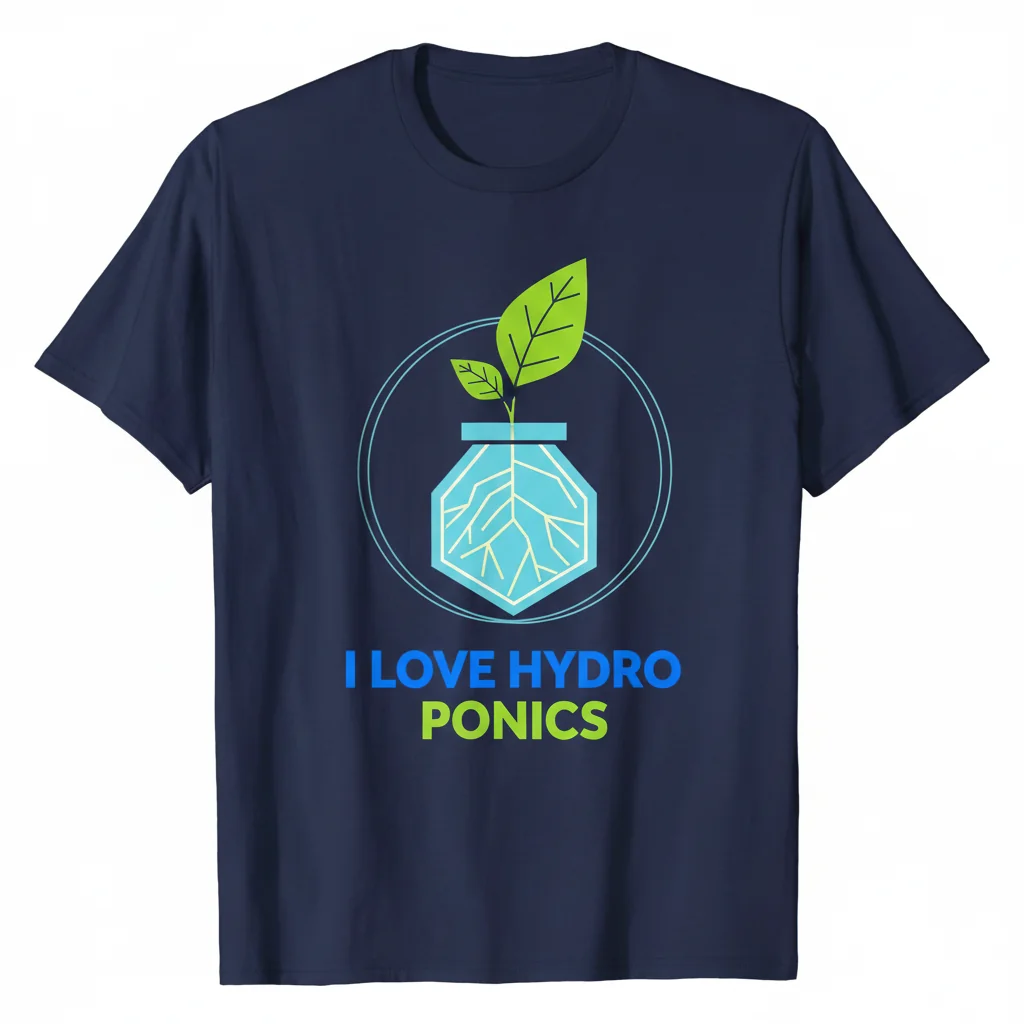 Embrace the Green Life: The 'I Love Hydroponics' Essential Tee