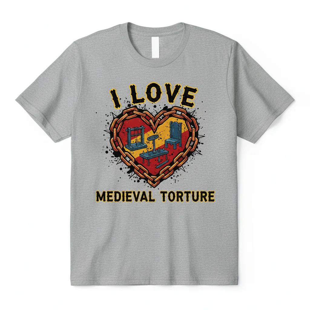 Embrace the Enigma: Medieval Torture Art Tee