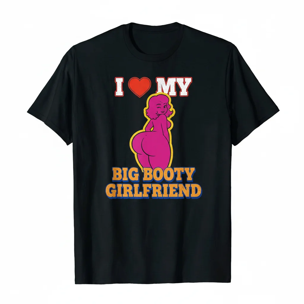 I Love My Big Booty Girlfriend Statement Tee