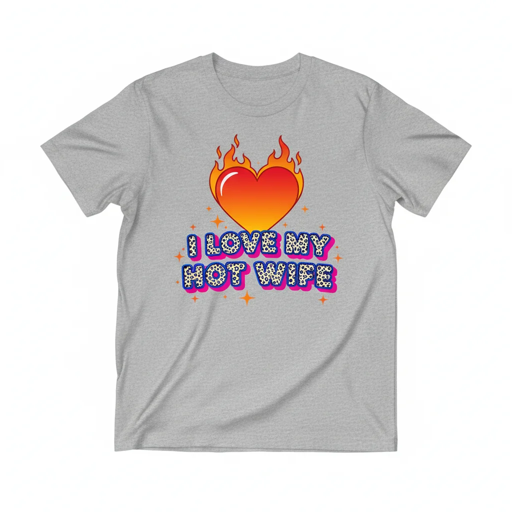 I Love My Hot Wife" Essential T-Shirt – Premium Comfort & Lasting Quality