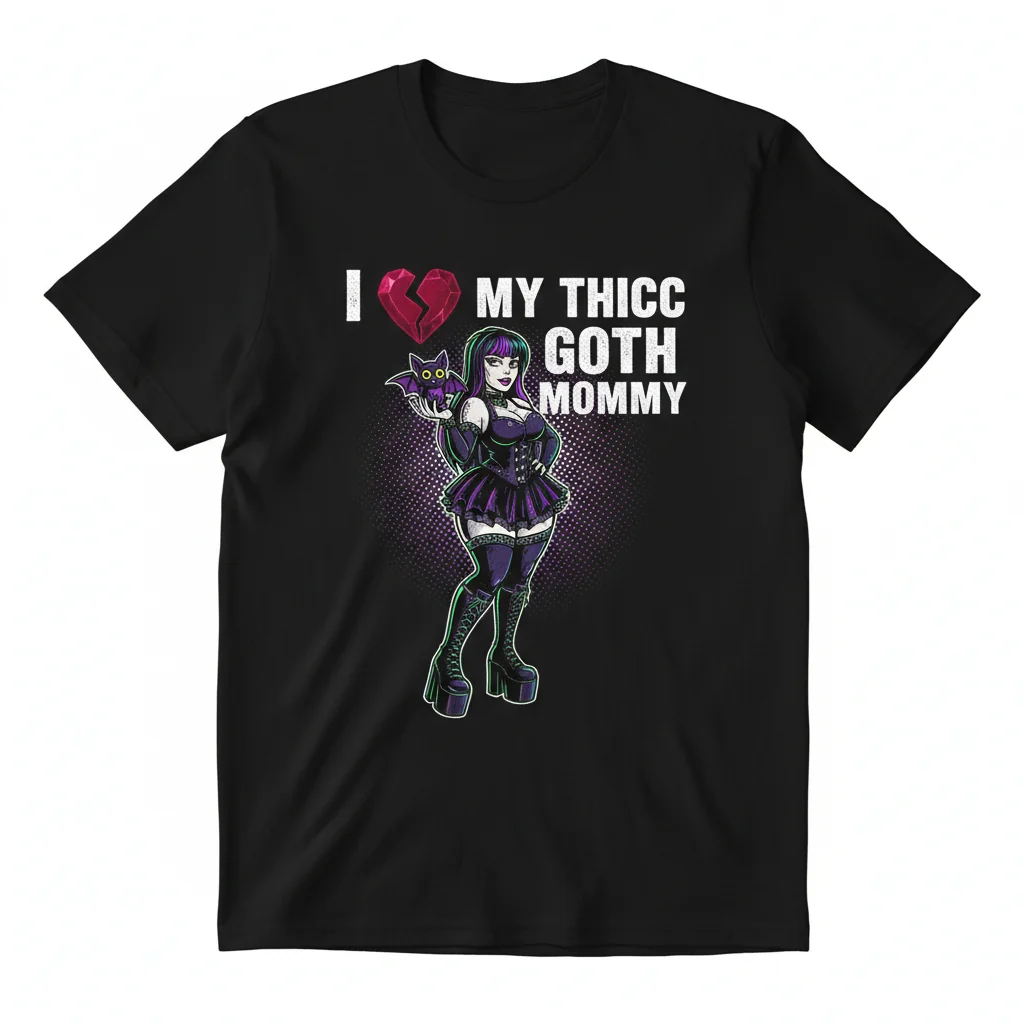 Thicc Goth Mommy Love Essential T-Shirt – Unisex Fit & Soft Cotton