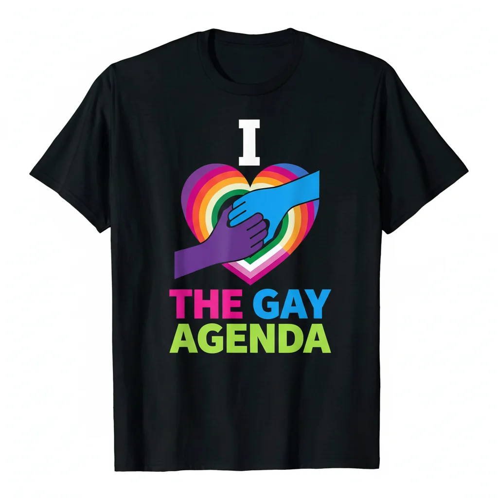 Embrace the Gay Agenda: Premium Durable Statement Tee