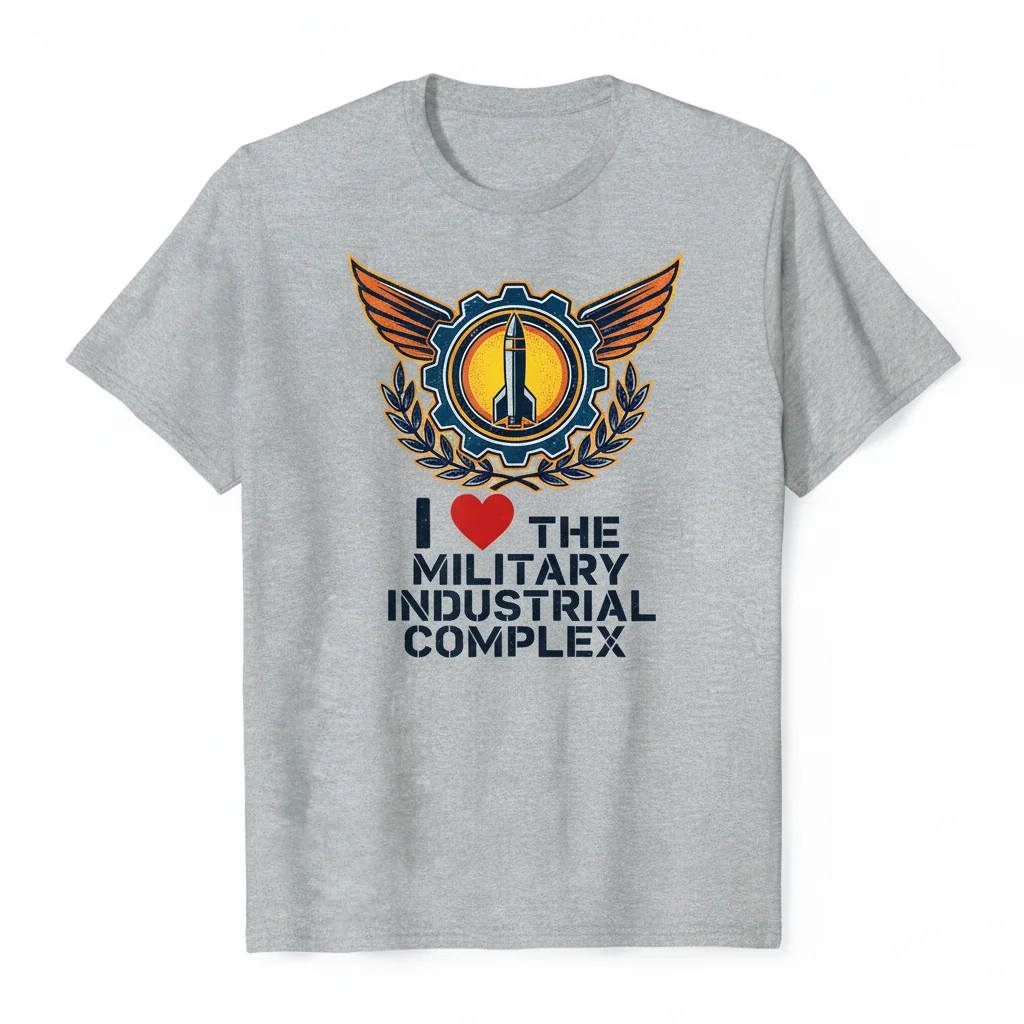 Embrace Bold Ideas: "I Love the Military Industrial Complex" Essential Tee
