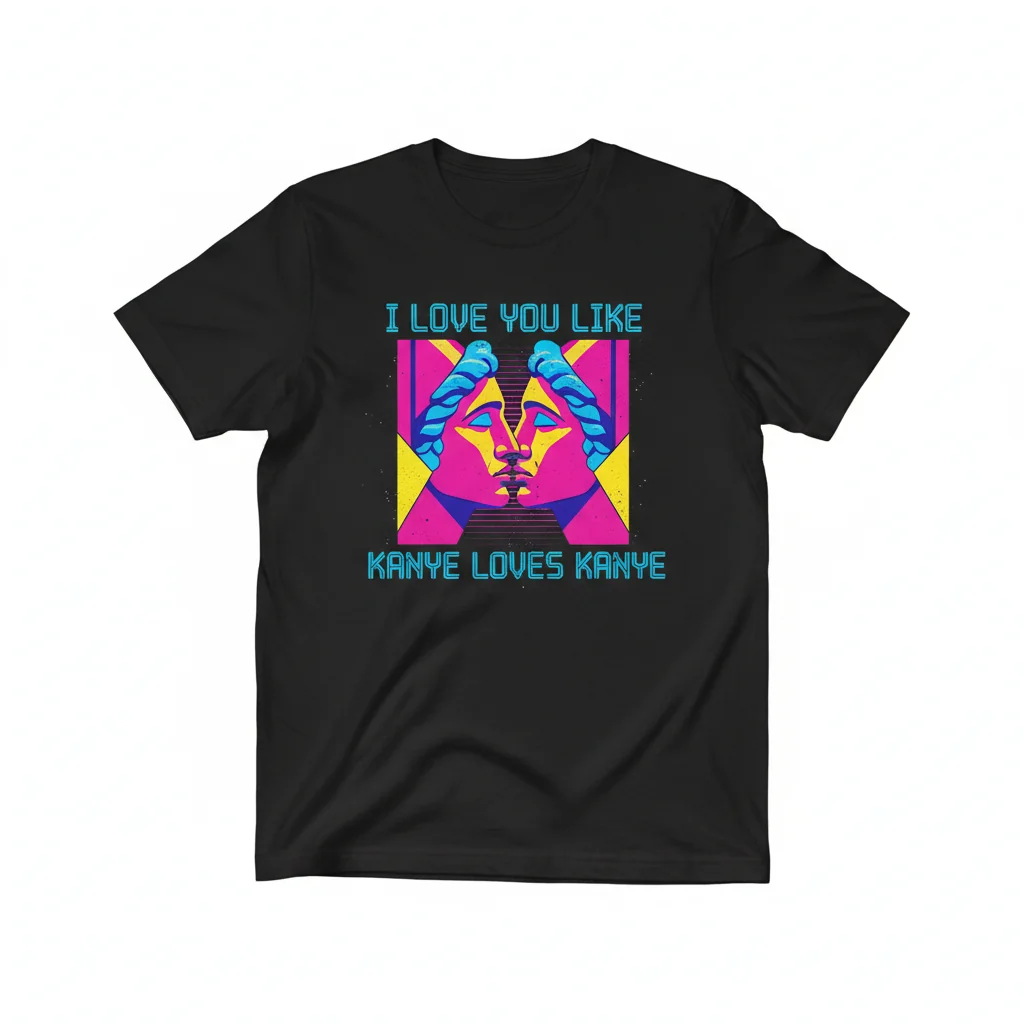 "I Love You Like Kanye Loves Kanye" – Premium Durable Unisex T-Shirt