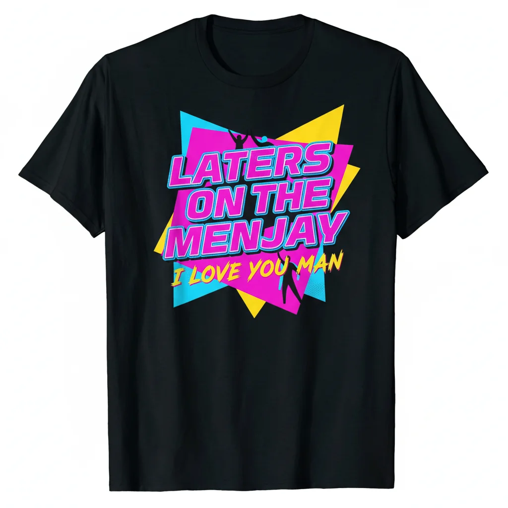I Love You Man Laters On The Menjay Essential T-Shirt - Premium Cotton & Retail Fit