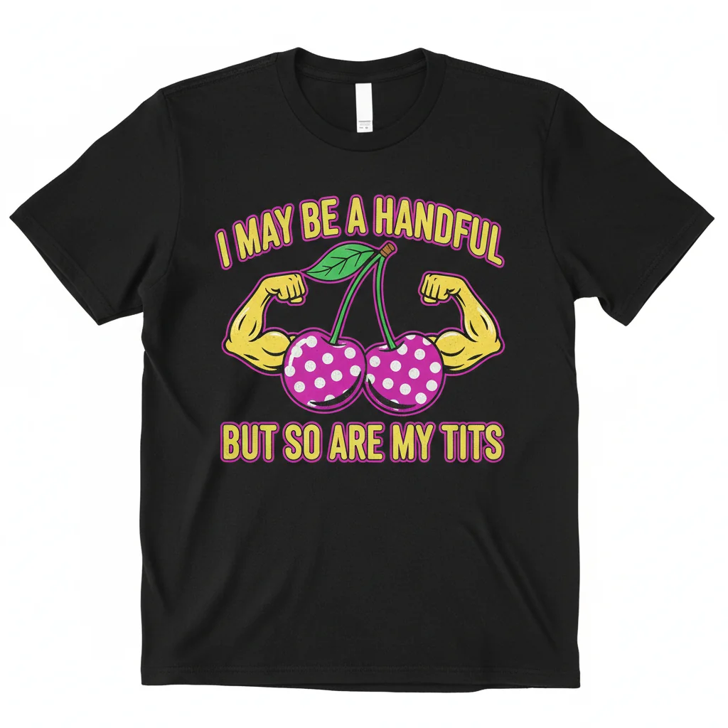 I May Be A Handful | Original Artwork Tee