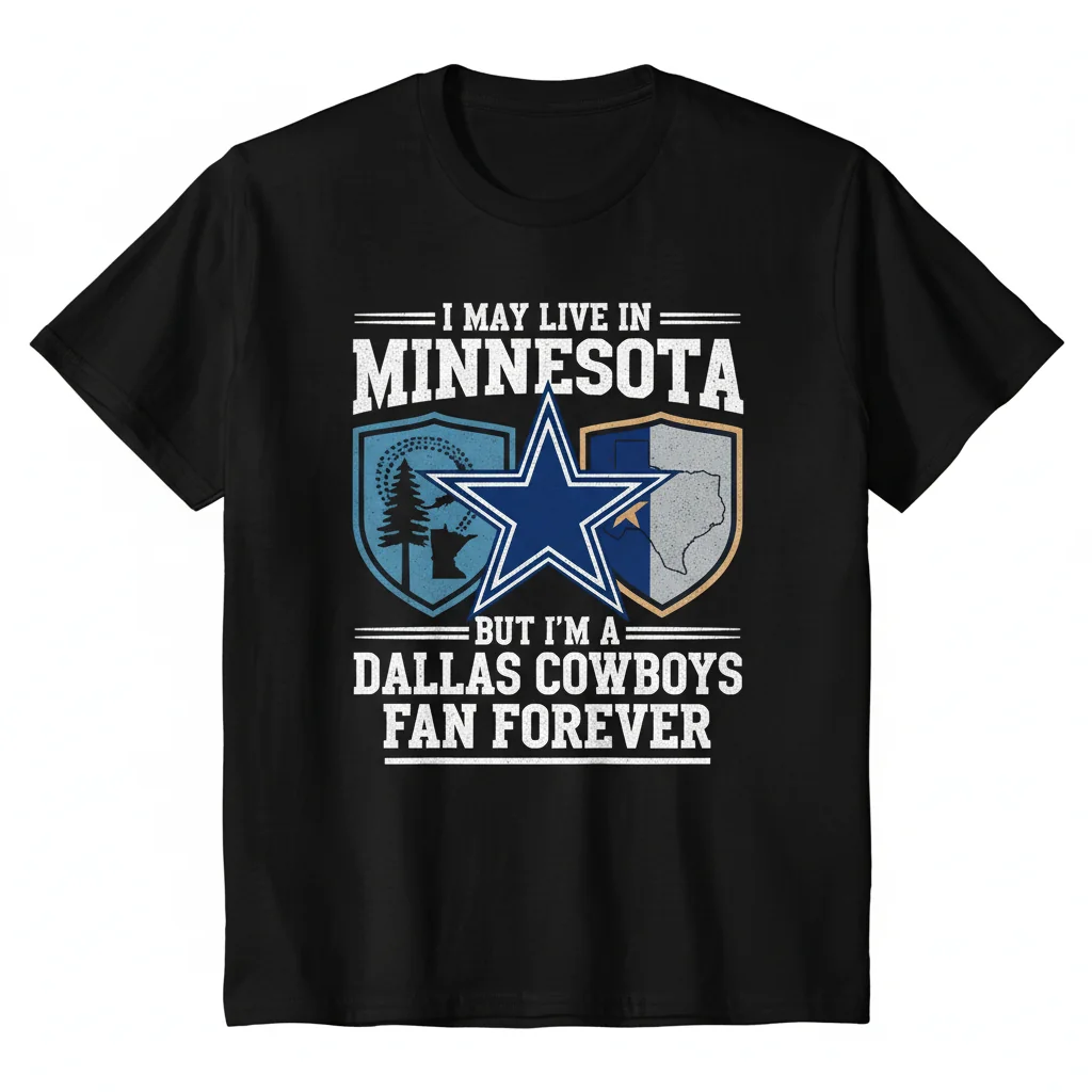 Dallas Cowboys Fan Forever Logo Shirt - Minnesota Loyal Edition