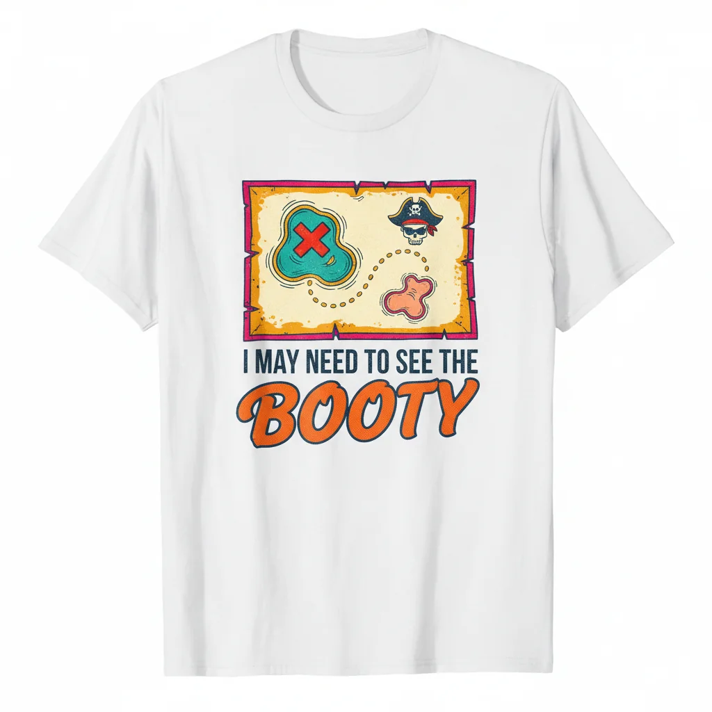 "I May Need to See the Booty" Premium Durable T-Shirt - Pre-Shrunk & Fade-Resistant