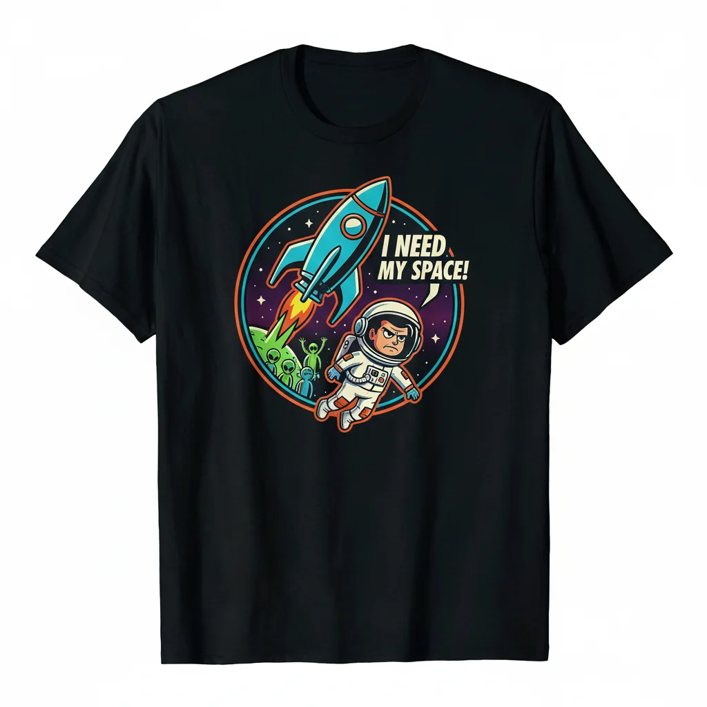 Cosmic Comfort Tee | 'I Need My Space' NASA Edition