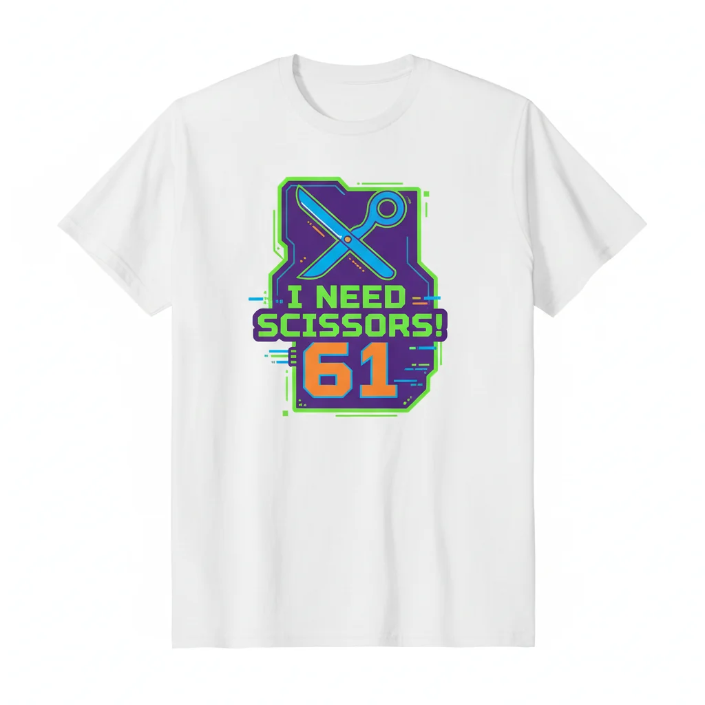 MGS2 'I Need Scissors!' Essential Tee