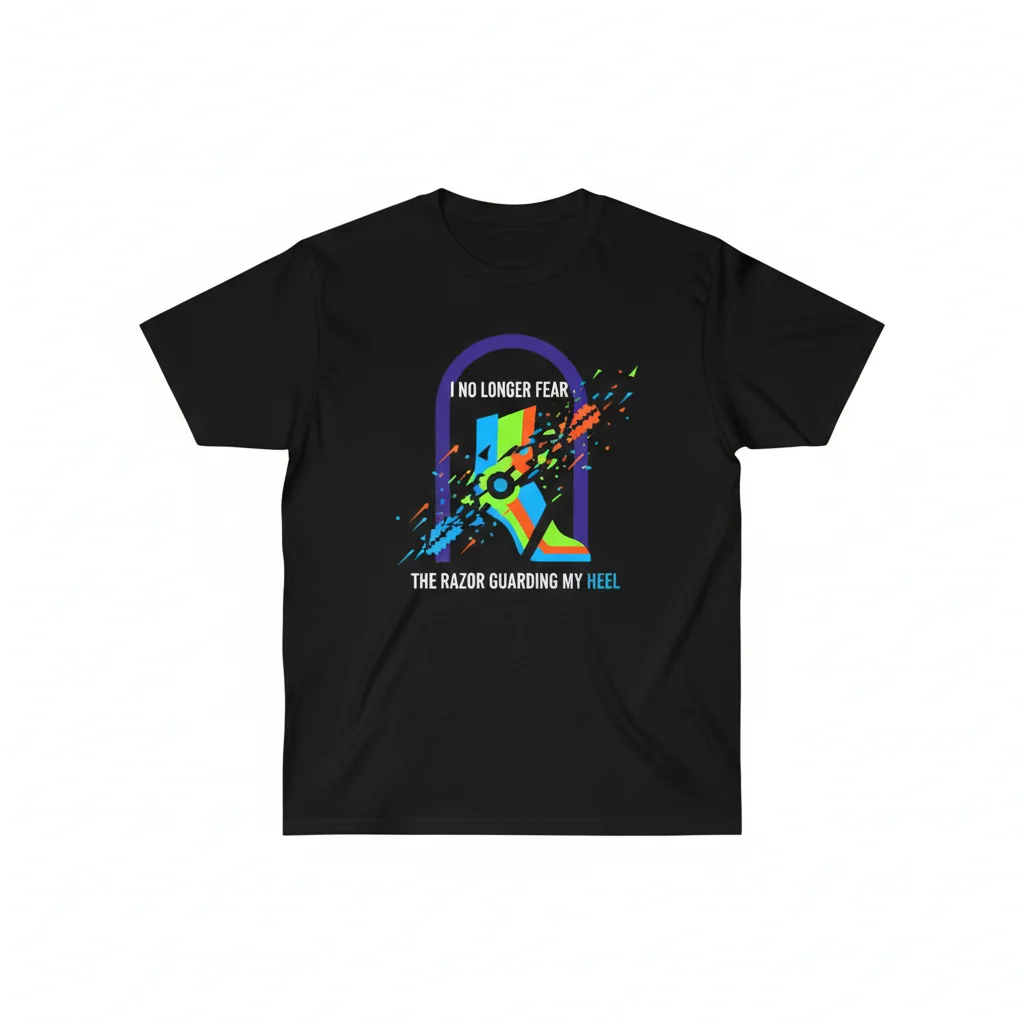 Fearless Razor Heel T-Shirt - Essential Cotton Tee for Comfort & Style
