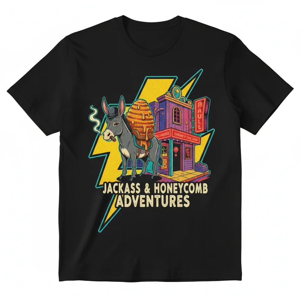 Funny Movie Quote T-Shirt: 'I Once Brought a Jackass and a Honeycomb' Essential Tee