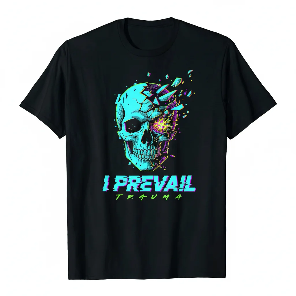 I Prevail Trauma Tee - Heavyweight Black | Men's Size S
