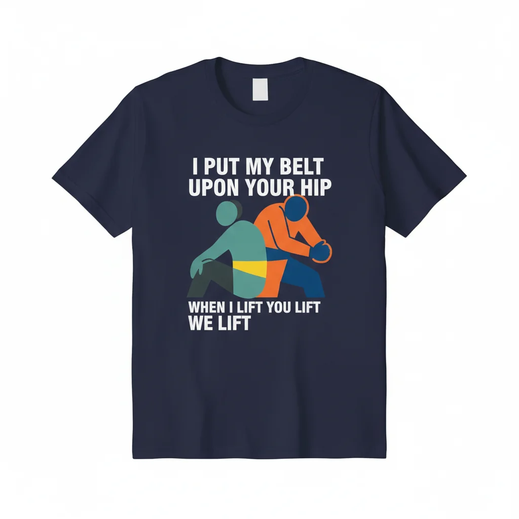 "I Put My Belt Upon Your Hip, When I Lift You Lift We Lift" Essential T-Shirt – Strong & Stylish Lifting Tee