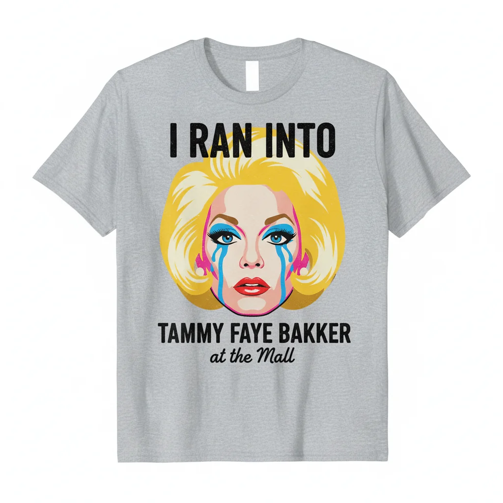 Camiseta 'Me Encontré a Tammy Faye Bakker en el Centro Comercial' – Estilo y Durabilidad Garantizados