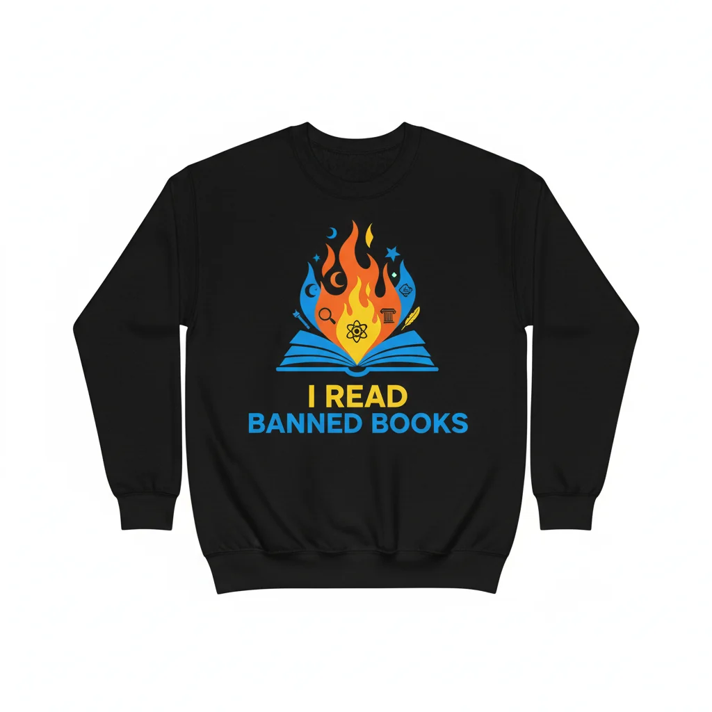 Embrace the Story: I Read Banned Books Sweatshirt