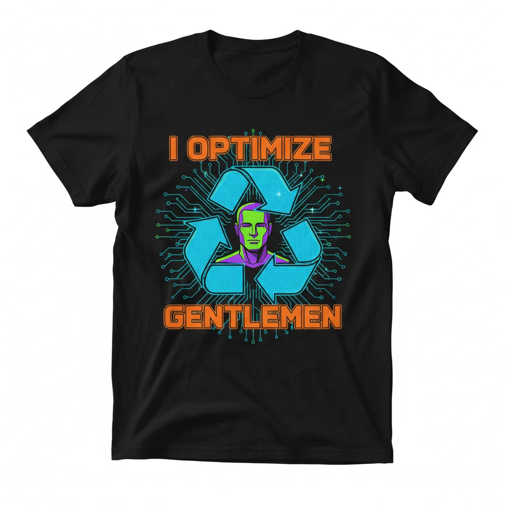 "I Recycle Men" - A Statement Tee for the Modern Man