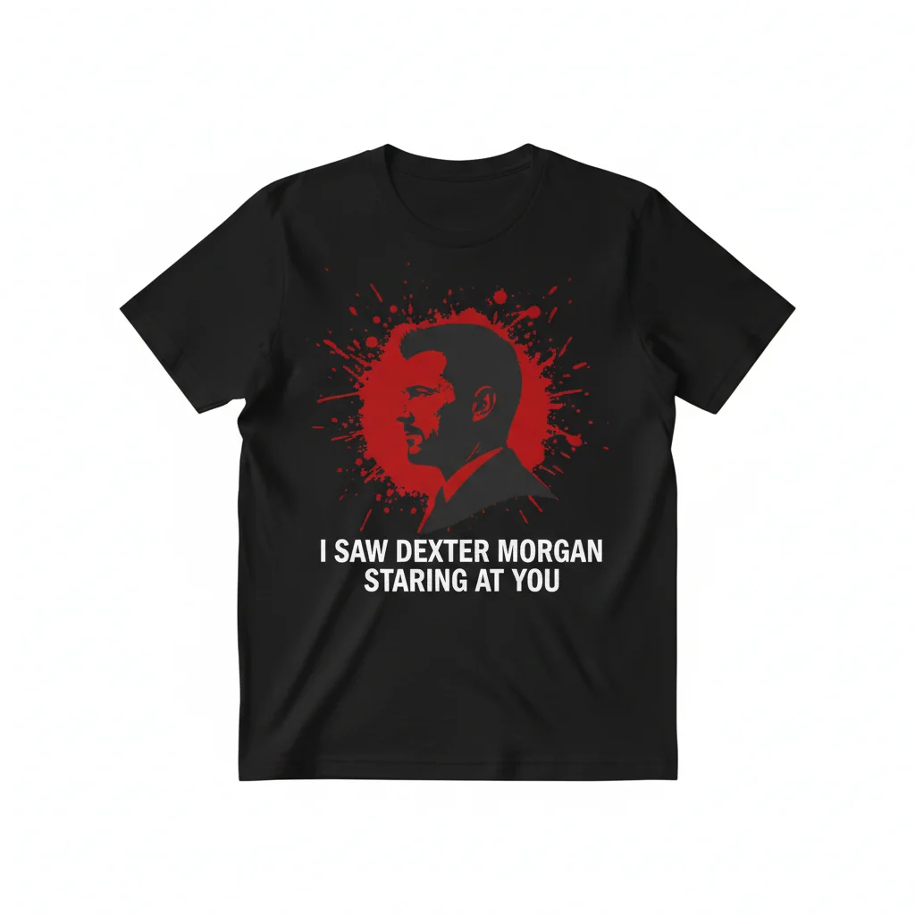 Dexter Morgan Staring T-Shirt - Essential Unisex Cotton Tee