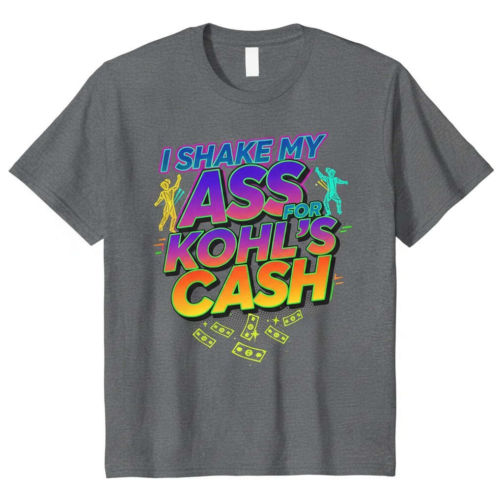 Divertido Camiseta 'Muevo mi Culo por Kohl's Cash' – Unisex Algodón Premium