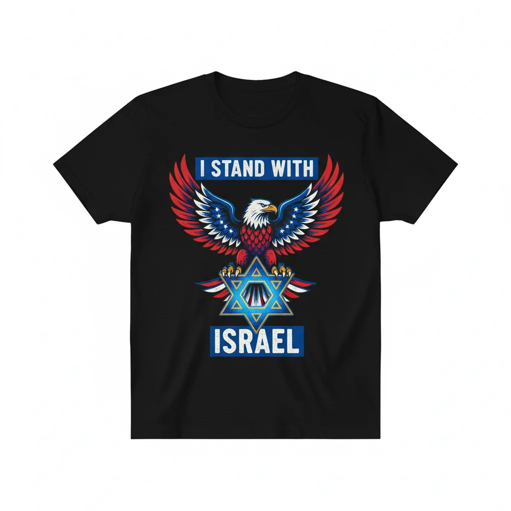 Eagle of Hope: Stand with Israel Premium Tee