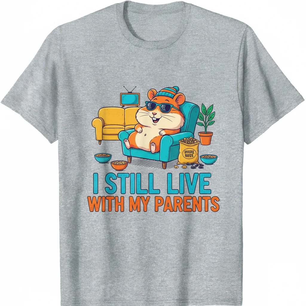 Durable & Fade-Resistant "I Still Live With My Parents" Essential T-Shirt 1 Durable & Fade-Resistant "I Still Live With My Parents" Essential T-Shirt