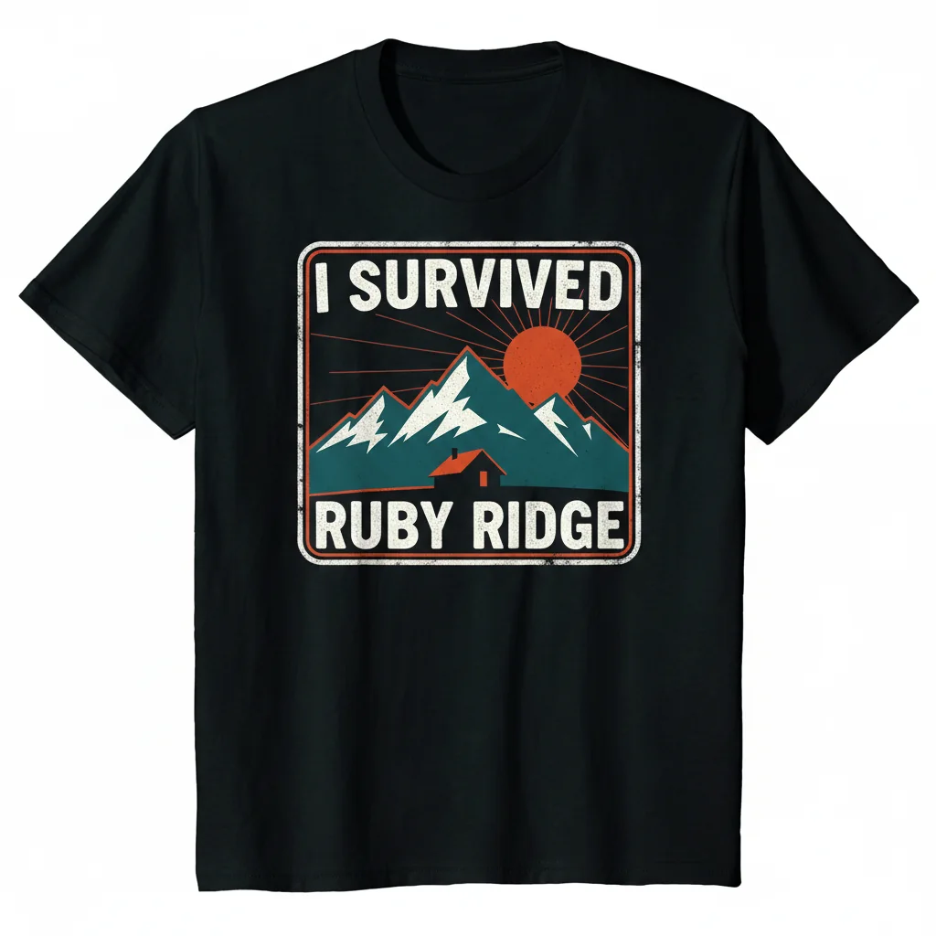 "I Survived Ruby Ridge" Essential Tee: Wear Your Story