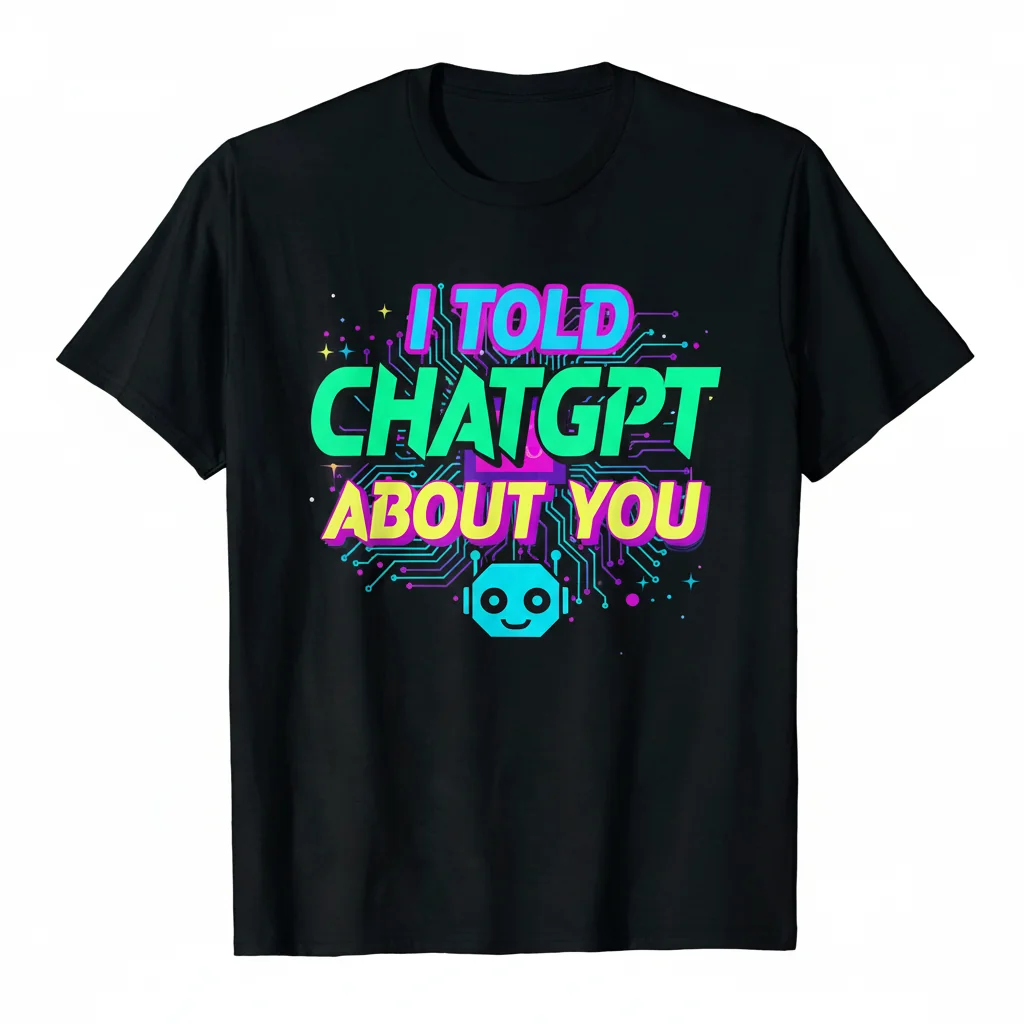 AI Confessions: The 'I Told ChatGPT About You' Tee