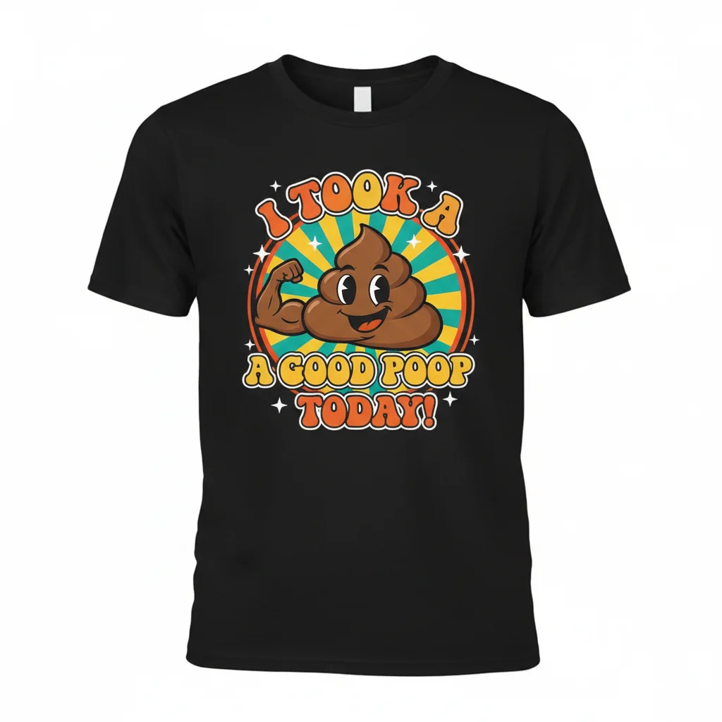 Daily Affirmation 'Good Poop' Essential Tee
