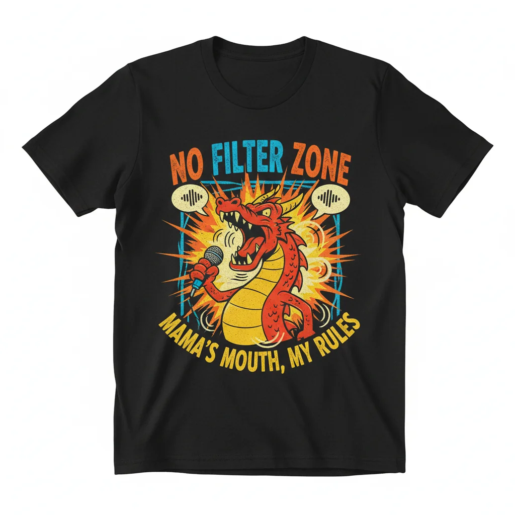 Drama-Free & Filter-Free Mama's Mouth Premium Tee