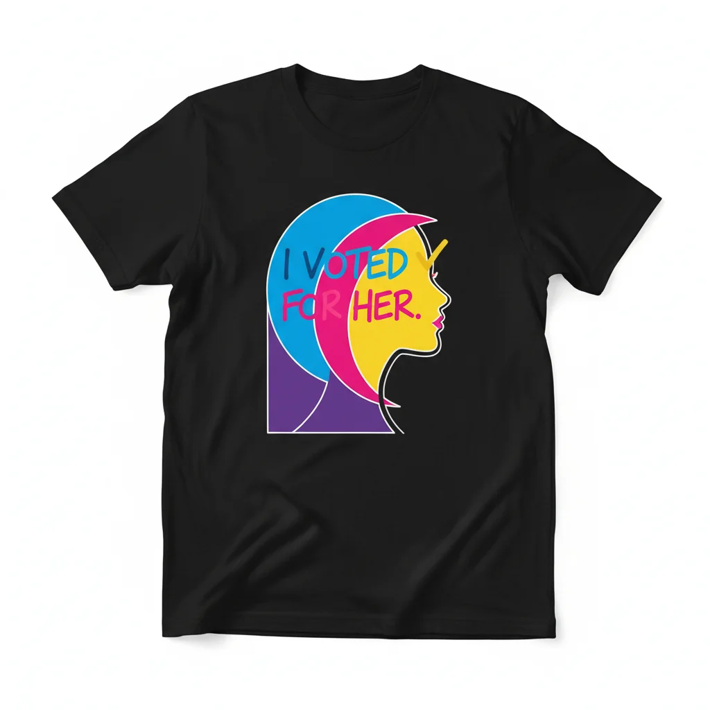 "I Voted For Her" Premium Statement Tee - Ultra-Soft & Fade-Resistant