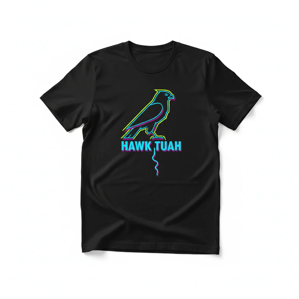 Premium "I Want That Hawk Tuah" Graphic Tee - Ultra-Durable & Fade-Resistant