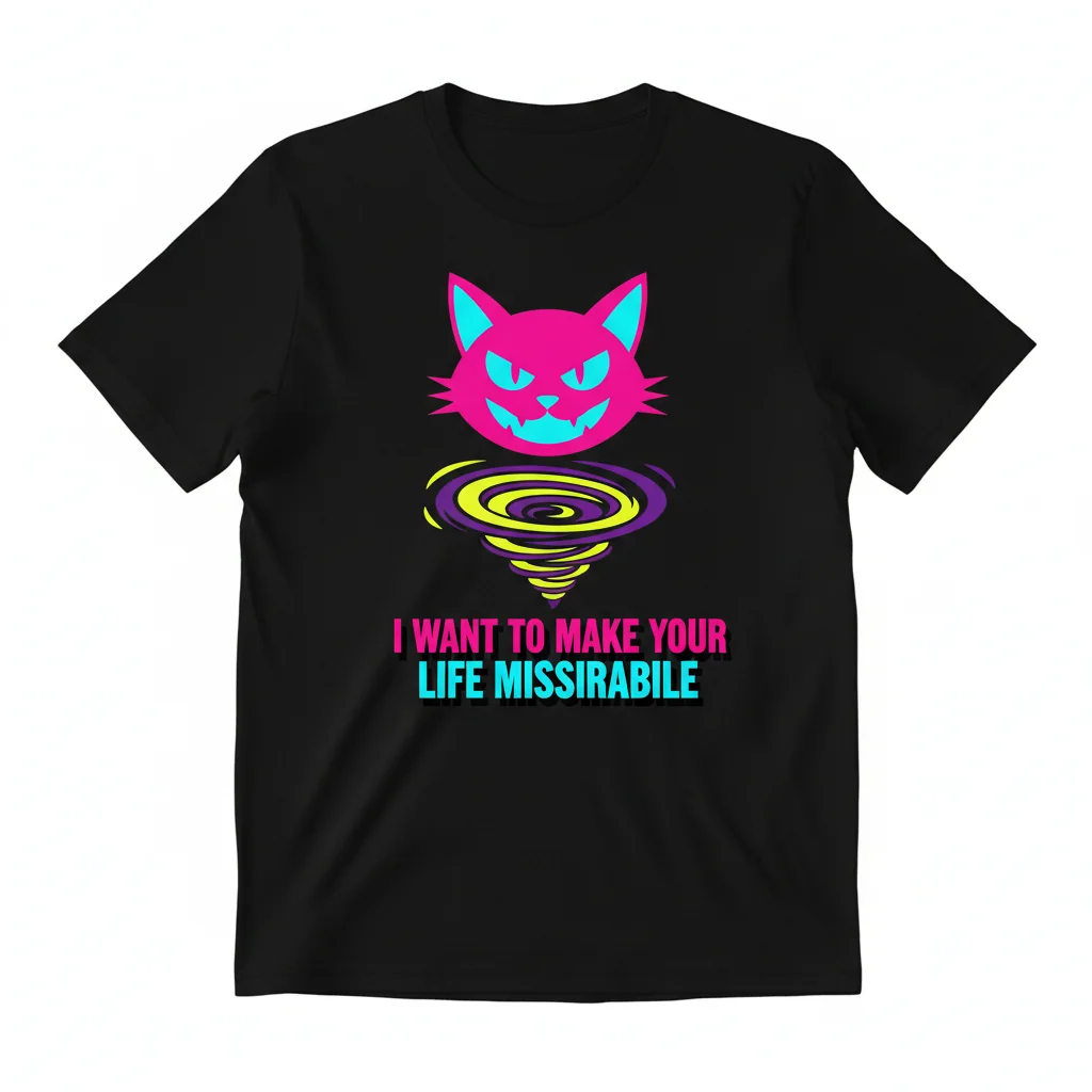 The 'I Want To Make Your Life Miserable' Essential T-Shirt: Wear Your Edge 1 The 'I Want To Make Your Life Miserable' Essential T-Shirt: Wear Your Edge