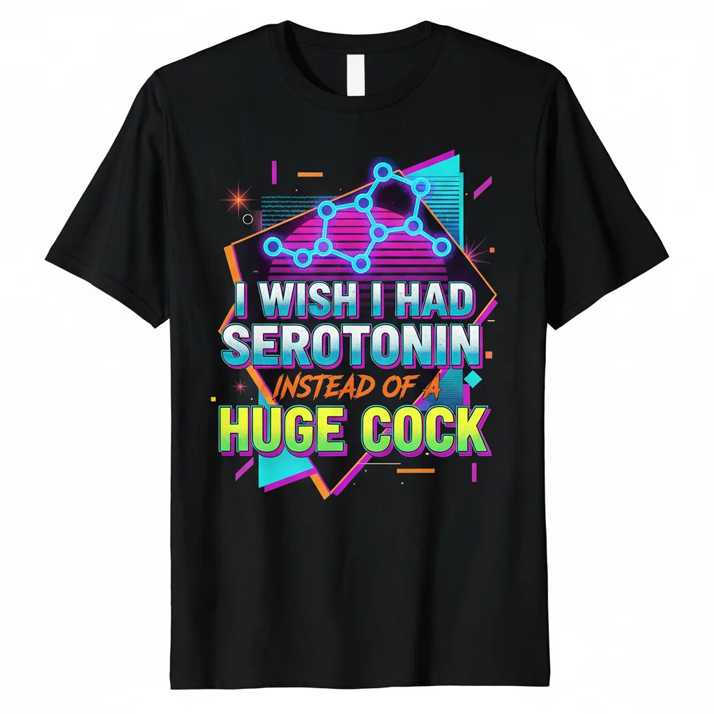 Wish I Had Serotonin Funny Statement T-Shirt