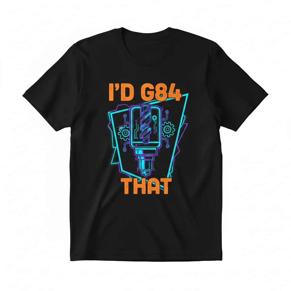 CNC Machinist Shirt – I'd G84 That – Funny Engineer Tee