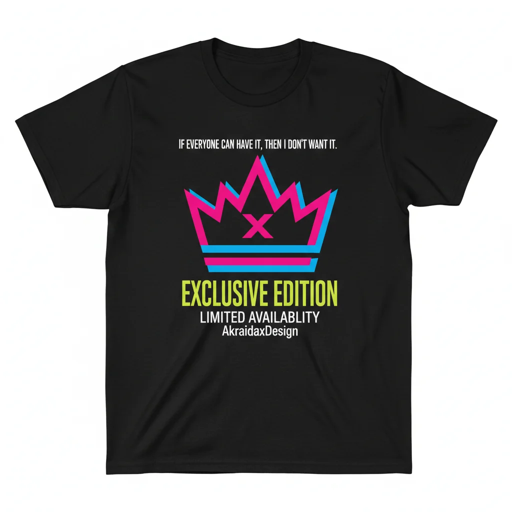 Exclusive "I Don't Want It" Premium Unisex Tee – Fade-Resistant & Pre-Shrunk