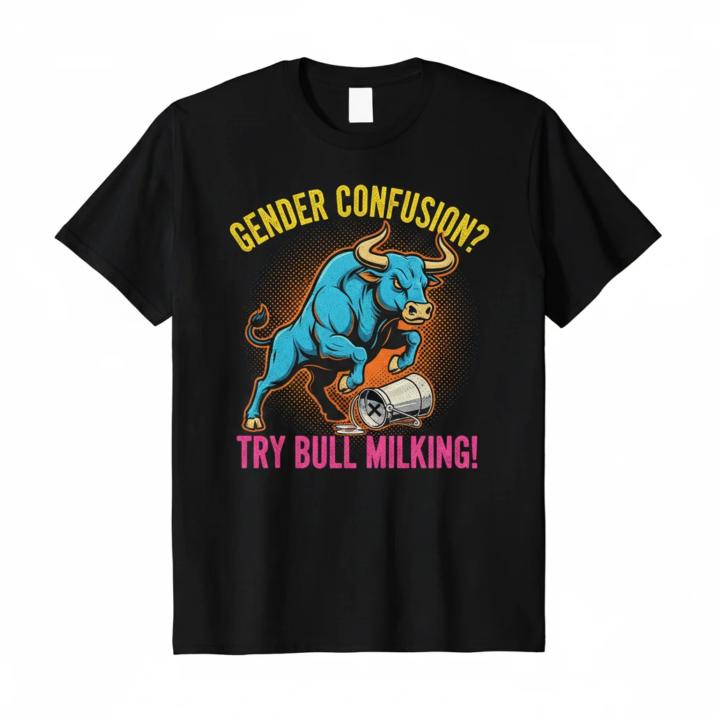Bold "Milk a Bull" Statement Tee - Premium Comfort & Lasting Print